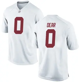 Game Men's AK Dear Alabama Crimson Tide Nike Football College Jersey - White