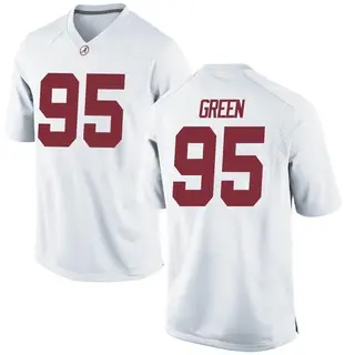 Game Men's Anderson Green Alabama Crimson Tide Nike Football College Jersey - White
