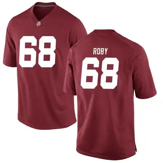 Game Men's Billy Roby Alabama Crimson Tide Nike Crimson Football College Jersey -