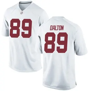Game Men's Brody Dalton Alabama Crimson Tide Nike Football College Jersey - White