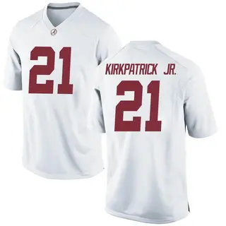 Game Men's Dre Kirkpatrick Jr. Alabama Crimson Tide Nike Football College Jersey - White