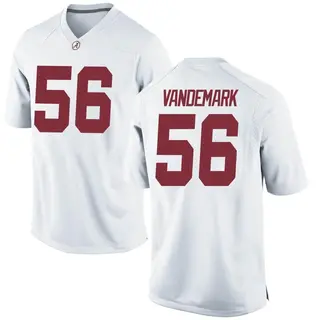 Game Men's Geno VanDeMark Alabama Crimson Tide Nike Football College Jersey - White