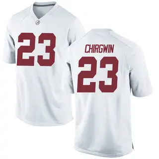 Game Men's MJ Chirgwin Alabama Crimson Tide Nike Football College Jersey - White
