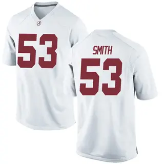 Game Men's Mac Smith Alabama Crimson Tide Nike Football College Jersey - White