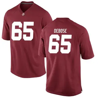 Game Men's Micah Debose Alabama Crimson Tide Nike Crimson Football College Jersey -
