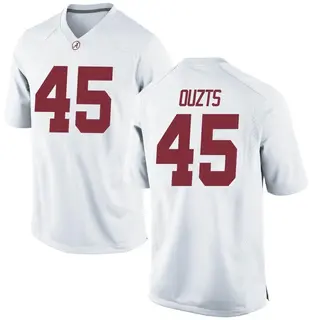 Game Men's Robbie Ouzts Alabama Crimson Tide Nike Football College Jersey - White