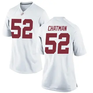 Game Women's Braylon Chatman Alabama Crimson Tide Nike Football College Jersey - White