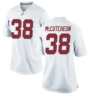 Game Women's Brody McCutcheon Alabama Crimson Tide Nike Football College Jersey - White