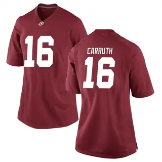 Game Women's Cade Carruth Alabama Crimson Tide Nike Crimson Football College Jersey -