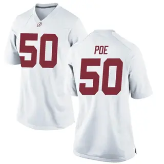 Game Women's Casey Poe Alabama Crimson Tide Nike Football College Jersey - White