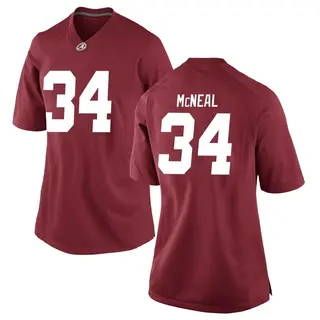 Game Women's Coby McNeal Alabama Crimson Tide Nike Crimson Football College Jersey -