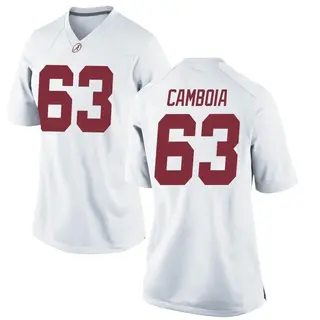 Game Women's Diego Camboia Alabama Crimson Tide Nike Football College Jersey - White