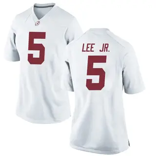Game Women's Dijon Lee Jr. Alabama Crimson Tide Nike Football College Jersey - White