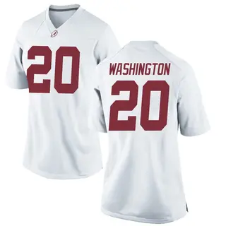 Game Women's Dre Washington Alabama Crimson Tide Nike Football College Jersey - White