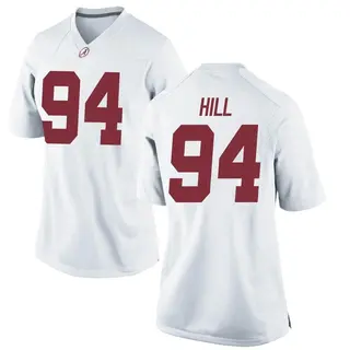 Game Women's Edric Hill Alabama Crimson Tide Nike Football College Jersey - White