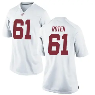 Game Women's Graham Roten Alabama Crimson Tide Nike Football College Jersey - White