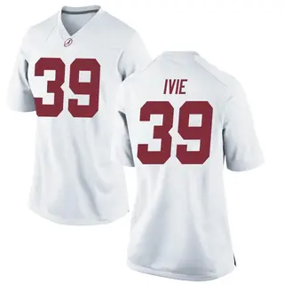 Game Women's Jake Ivie Alabama Crimson Tide Nike Football College Jersey - White