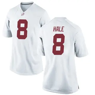 Game Women's Jalen Hale Alabama Crimson Tide Nike Football College Jersey - White