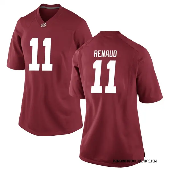 Game Women's Jordan Renaud Alabama Crimson Tide Nike Crimson Football College Jersey -