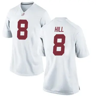 Game Women's Justin Hill Alabama Crimson Tide Nike Football College Jersey - White