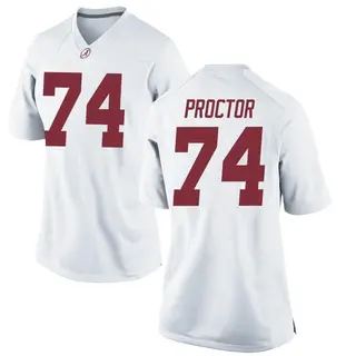Game Women's Kadyn Proctor Alabama Crimson Tide Nike Football College Jersey - White