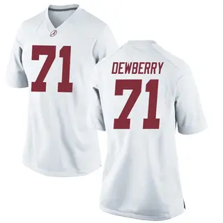 Game Women's Kam Dewberry Alabama Crimson Tide Nike Football College Jersey - White