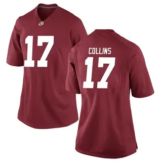Game Women's Kelby Collins Alabama Crimson Tide Nike Crimson Football College Jersey -