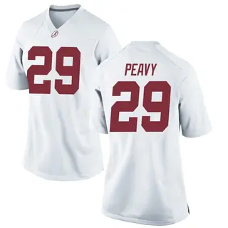 Game Women's Kolby Peavy Alabama Crimson Tide Nike Football College Jersey - White