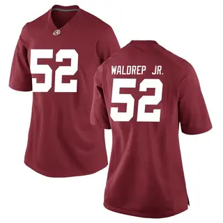 Game Women's Mal Waldrep Jr. Alabama Crimson Tide Nike Crimson Football College Jersey -