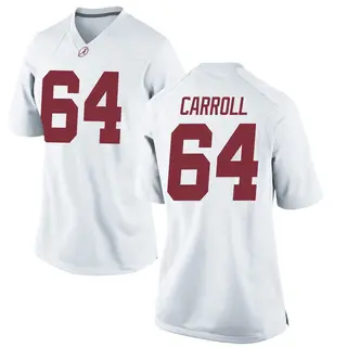 Game Women's Michael Carroll Alabama Crimson Tide Nike Football College Jersey - White