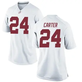 Game Women's Noah Carter Alabama Crimson Tide Nike Football College Jersey - White