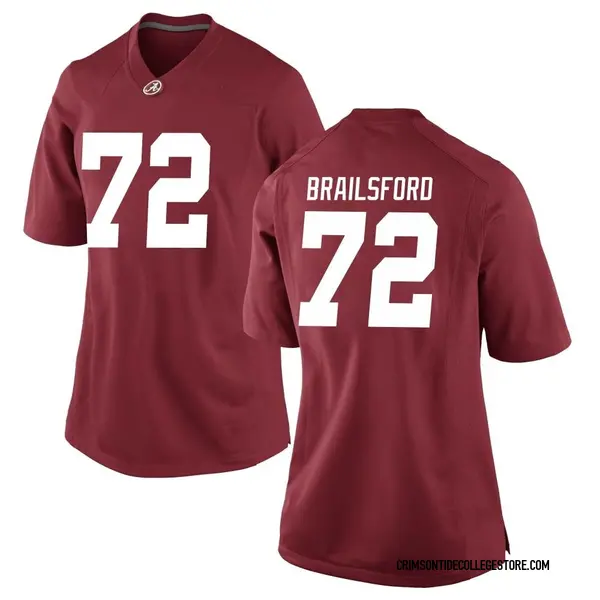 Game Women's Parker Brailsford Alabama Crimson Tide Nike Crimson Football College Jersey -