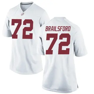 Game Women's Parker Brailsford Alabama Crimson Tide Nike Football College Jersey - White