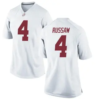 Game Women's Qua Russaw Alabama Crimson Tide Nike Football College Jersey - White