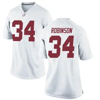 Game Women's Que Robinson Alabama Crimson Tide Nike Football College Jersey - White