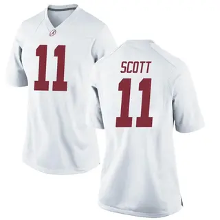 Game Women's Rico Scott Alabama Crimson Tide Nike Football College Jersey - White