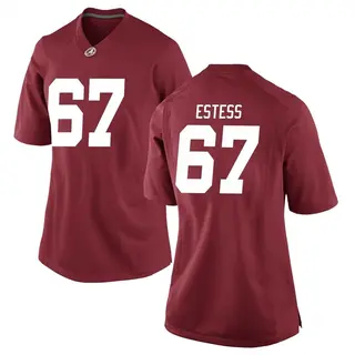 Game Women's Wade Estess Alabama Crimson Tide Nike Crimson Football College Jersey -
