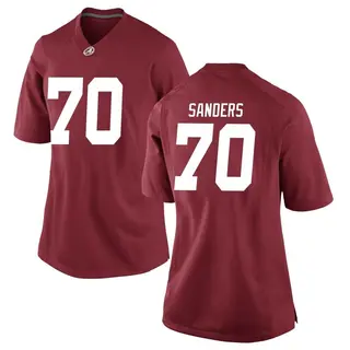 Game Women's William Sanders Alabama Crimson Tide Nike Crimson Football College Jersey -
