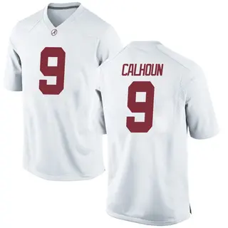 Game Youth Cam Calhoun Alabama Crimson Tide Nike Football College Jersey - White