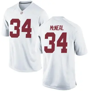 Game Youth Coby McNeal Alabama Crimson Tide Nike Football College Jersey - White