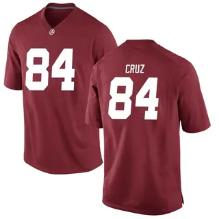 Game Youth Colby Cruz Alabama Crimson Tide Nike Crimson Football College Jersey -
