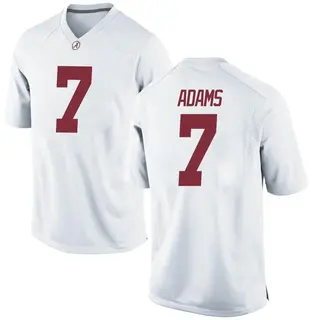 Game Youth Cole Adams Alabama Crimson Tide Nike Football College Jersey - White
