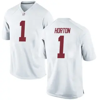 Game Youth Isaiah Horton Alabama Crimson Tide Nike Football College Jersey - White