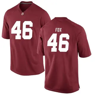 Game Youth Peyton Fox Alabama Crimson Tide Nike Crimson Football College Jersey -