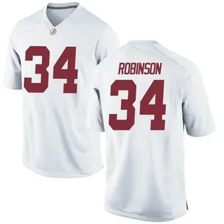 Game Youth Que Robinson Alabama Crimson Tide Nike Football College Jersey - White