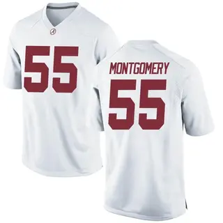Game Youth Roq Montgomery Alabama Crimson Tide Nike Football College Jersey - White