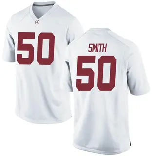 Game Youth Tim Smith Alabama Crimson Tide Nike Football College Jersey - White