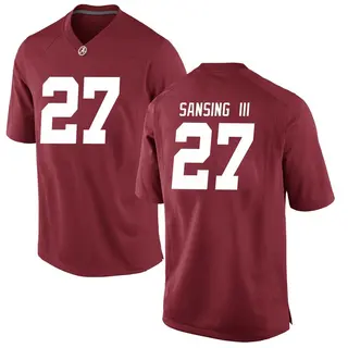 Game Youth Walter Sansing III Alabama Crimson Tide Nike Crimson Football College Jersey -