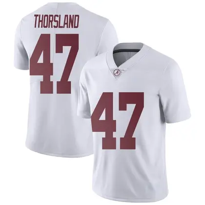 Limited Men's Adam Thorsland Alabama Crimson Tide Football College Jersey - White