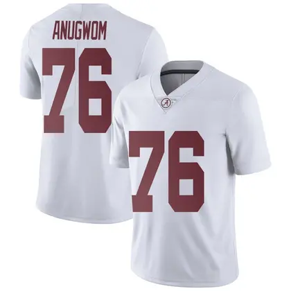 Limited Men's Arkel Anugwom Alabama Crimson Tide Football College Jersey - White